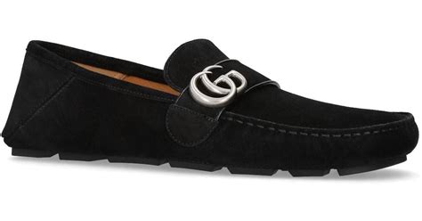 gucci suede driving shoes|gucci men's driving loafers.